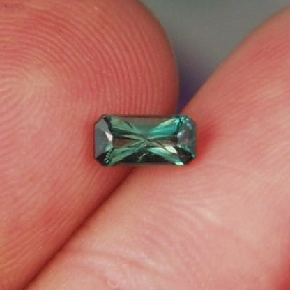 Natural Grandidierite — 0.51 ct, Madagascar, Emerald Cut (GL)