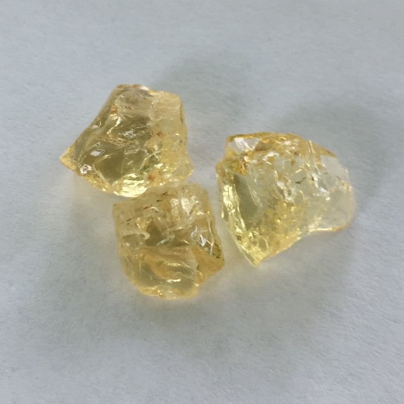 Yellow Scapolite - Wernerite Facet Rough Tanzania 21.82 ct tw