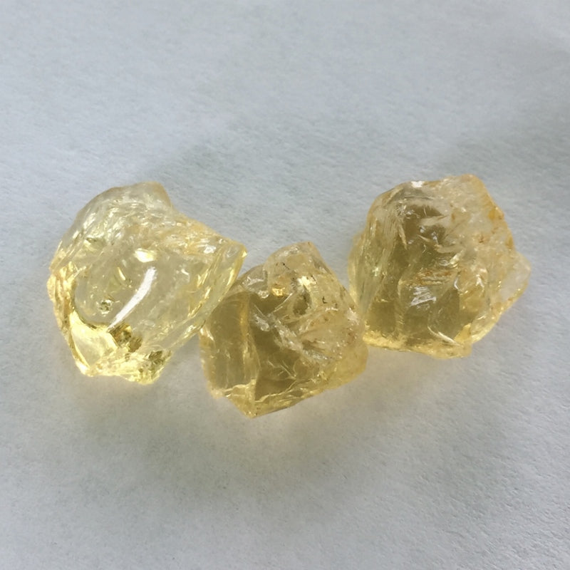 Yellow Scapolite - Wernerite Facet Rough Tanzania 21.82 ct tw