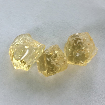 Yellow Scapolite - Wernerite Facet Rough Tanzania 21.82 ct tw