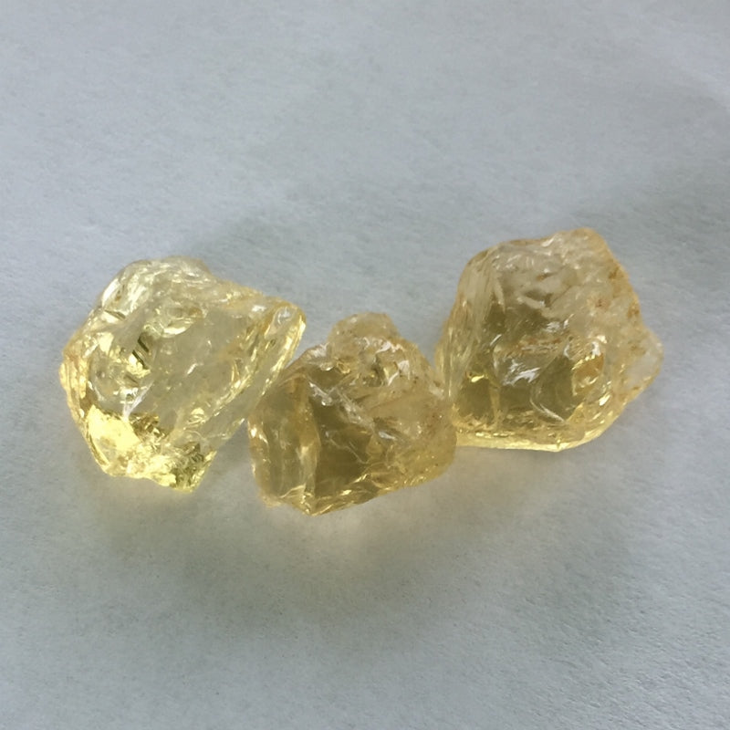 Yellow Scapolite - Wernerite Facet Rough Tanzania 21.82 ct tw
