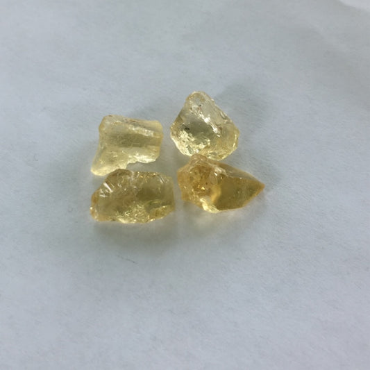 Yellow Scapolite - Wernerite Facet Rough Tanzania 26.85 ct