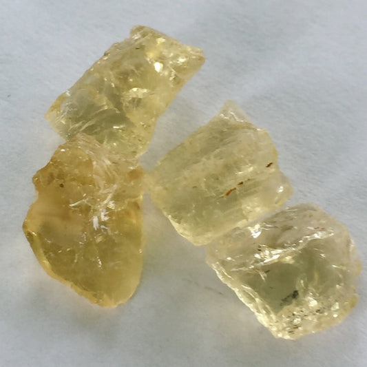 Yellow Scapolite - Wernerite Facet Rough Tanzania 26.85 ct