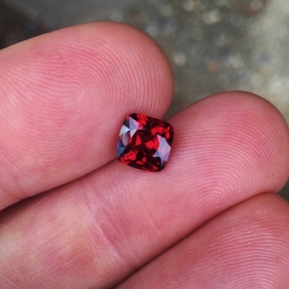 Crimson Red! Natural Burmese Spinel 1.25 Carat