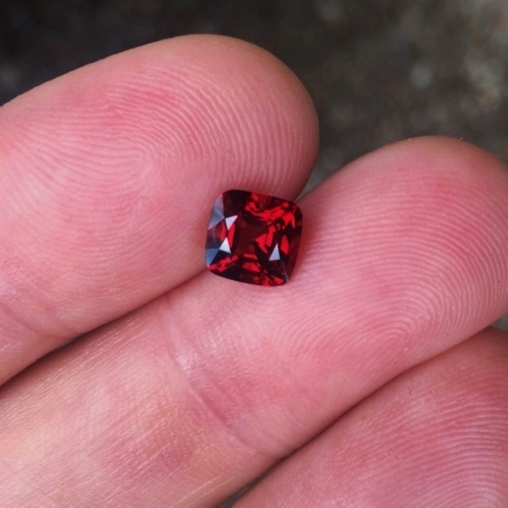 Crimson Red! Natural Burmese Spinel 1.25 Carat