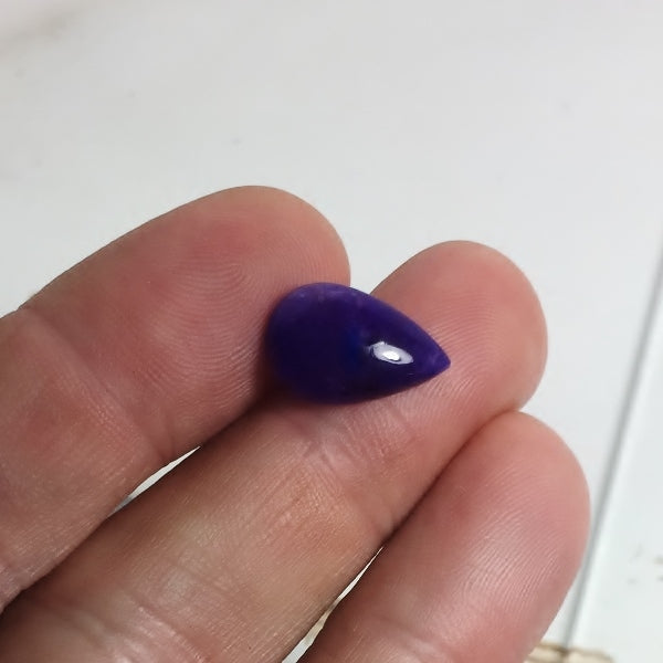 Gem! Rare Plum Color Gel Sugilite Cabochon Africa 4.21 ct GL