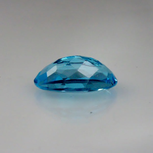 Natural Swiss Blue Topaz — 19.96 ct, Brazil, Oval Cut (GL)