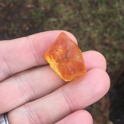 Old Stock! Top Crystal Citrine Facet Rough Brazil 42.02 Carat