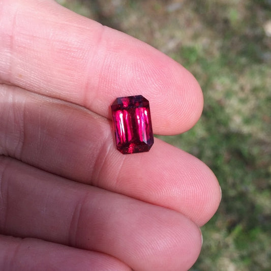 Color! Old Stock Rubellite Red Tourmaline Brazil 5.38ct GL