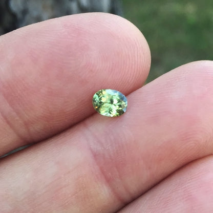 Natural Demantoid Garnet — 0.61 ct, Namibia, Portuguese Oval