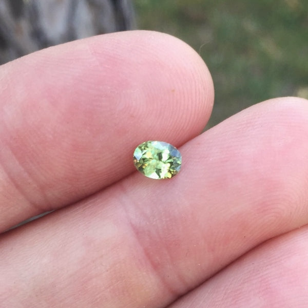 Natural Demantoid Garnet — 0.61 ct, Namibia, Portuguese Oval