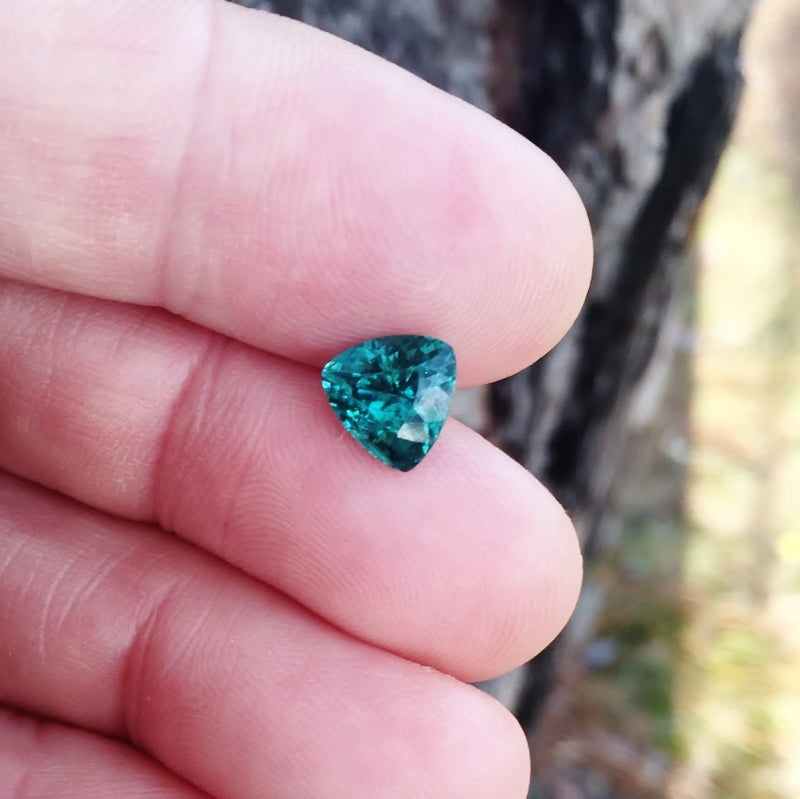 Color! Indicolite Tourmaline Afghanistan 2.14 ct GL