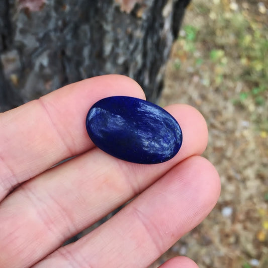 Awesome Color! Lapis Lazuli Pyrite Cab Afghanistan