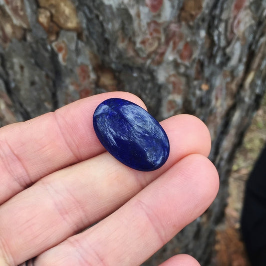 Awesome Color! Lapis Lazuli Pyrite Cab Afghanistan