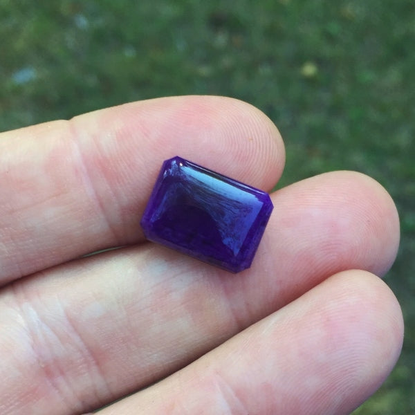 Gem! Rare Fine Color Sugilite Cabochon Africa 9.40 ct GL