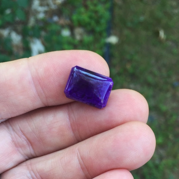 Gem! Rare Fine Color Sugilite Cabochon Africa 9.40 ct GL