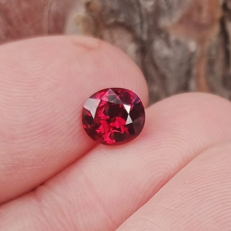 Crimson Red! Natural Burmese Spinel 1.74 Carat GL