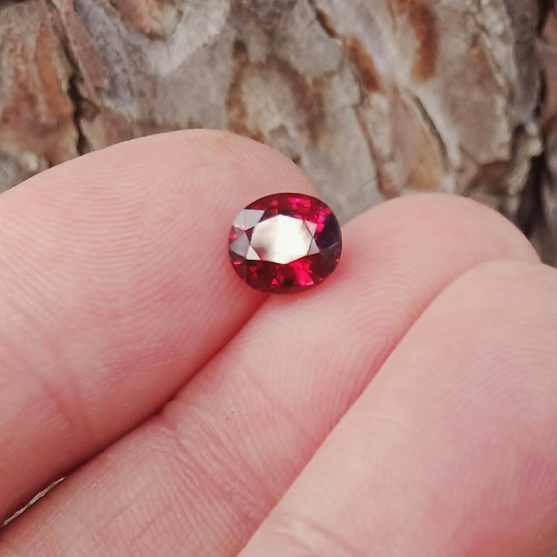Crimson Red! Natural Burmese Spinel 1.74 Carat GL