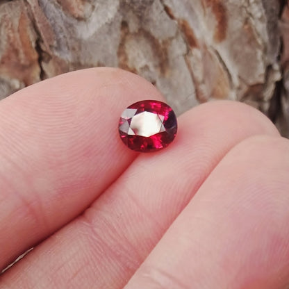 Crimson Red! Natural Burmese Spinel 1.74 Carat GL
