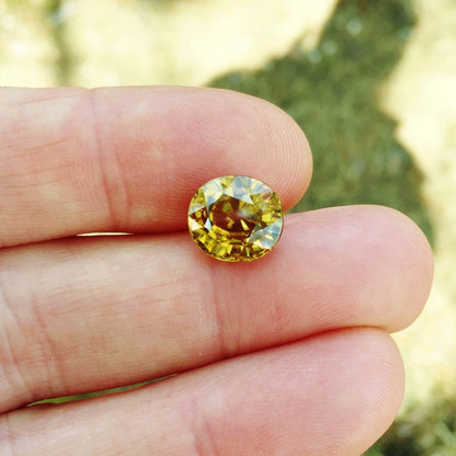 Big & Bright! Natural Unheated Yellow Zircon Sri Lanka 8.99 Carats