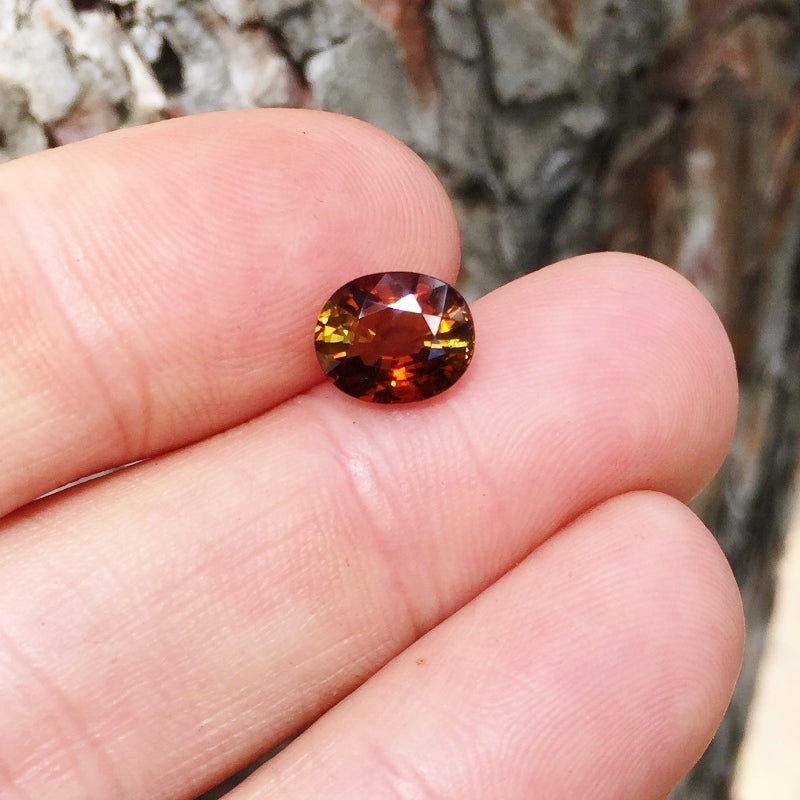 Natural Dichroic Dravite Tourmaline Tanzania 2.42 ct GL