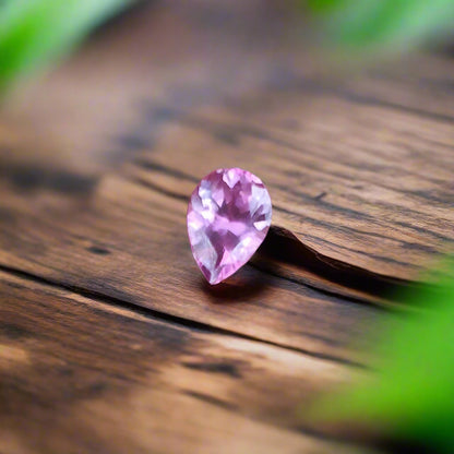 Tiny Treasure! Natural Purple Pink Ceylon Sapphire 0.86 ct