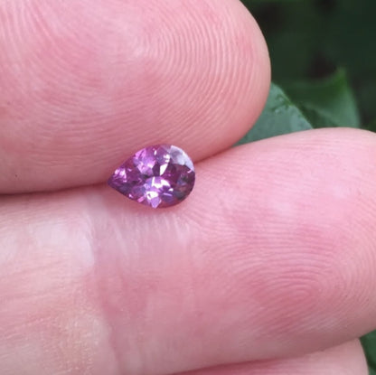 Tiny Treasure! Natural Purple Pink Ceylon Sapphire 0.86 ct