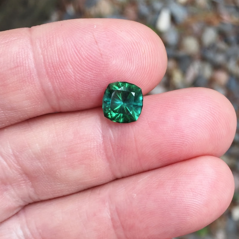 USA Cut! Blue Green Tourmaline Namibia 2.83 Carat GL