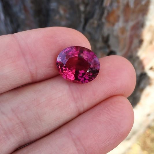 Big! Rich Color Pink Tourmaline Nigeria 9.37 ct
