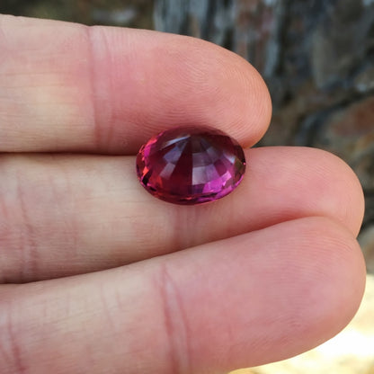 Big! Rich Color Pink Tourmaline Nigeria 9.37 ct