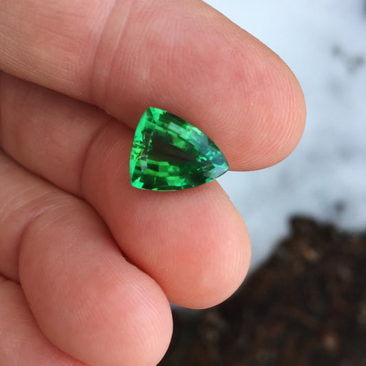 Fine Color & Bright! Kelly Green Tourmaline Brazil 4.86 ct