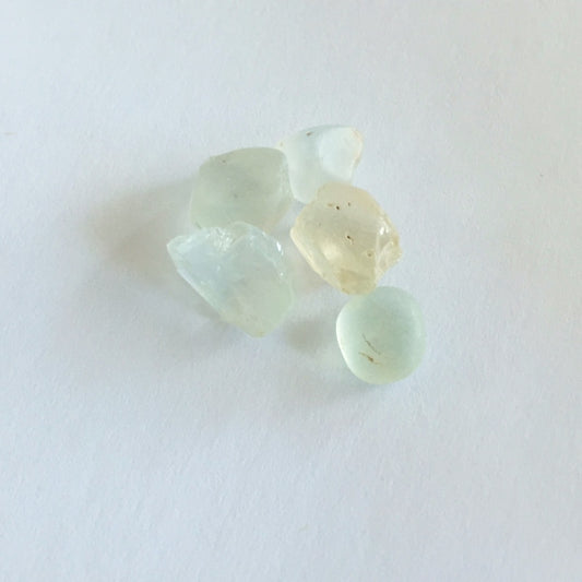 Natural Topaz Facet Rough Lot — 5 Pieces, 51.32 ct, Nigeria (GL)