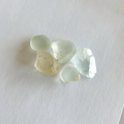 Natural Topaz Facet Rough Lot — 5 Pieces, 51.32 ct, Nigeria (GL)