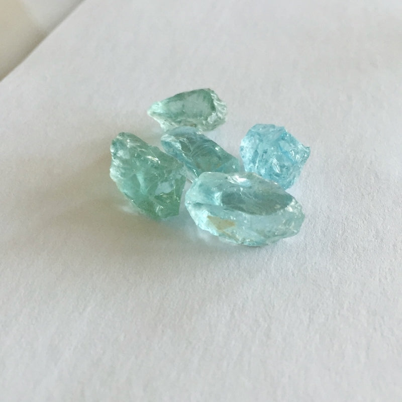 Nice Color! Aquamarine Facet Rough Nigeria 39.66 Carats
