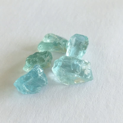 Nice Color! Aquamarine Facet Rough Nigeria 39.66 Carats