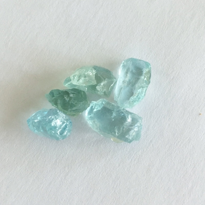Nice Color! Aquamarine Facet Rough Nigeria 39.66 Carats