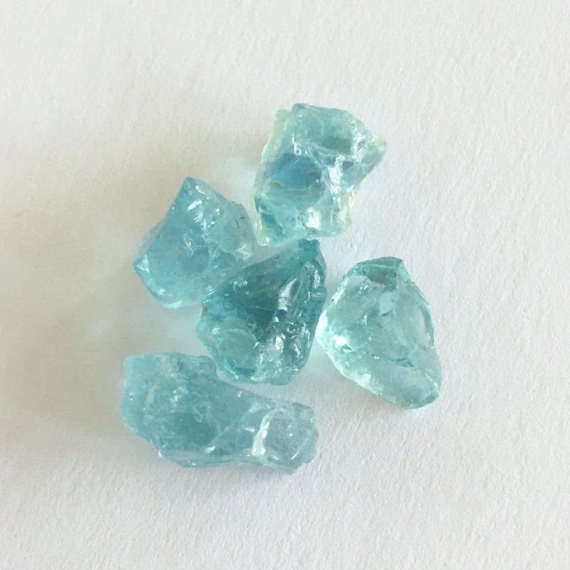 Nice Color! Aquamarine Facet Rough Nigeria 39.66 Carats