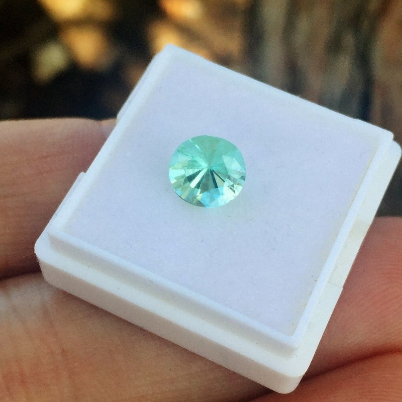 Bright! Mint Green Tourmaline Afghanistan 1.54 ct GL