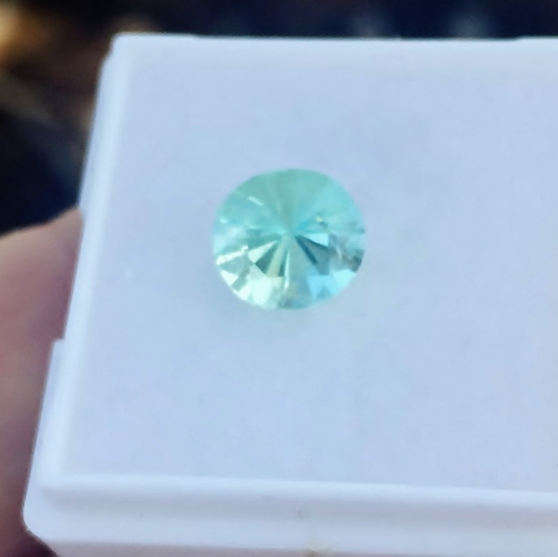 Bright! Mint Green Tourmaline Afghanistan 1.54 ct GL
