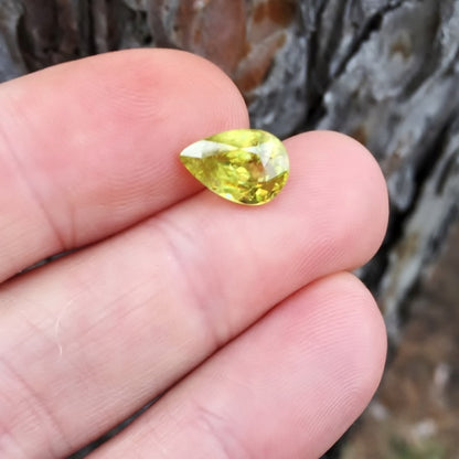 Yellow Green Natural Sphene Pakistan 3.30 Carat