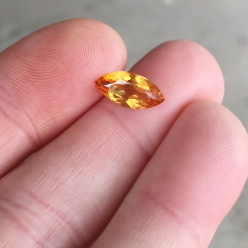 Natural Clinohumite — 2.14 ct, Afghanistan, Marquise (GL)