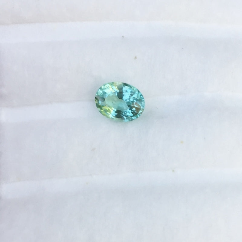 Bright! Aqua Blue Color Tourmaline 1.06 ct Afghanistan
