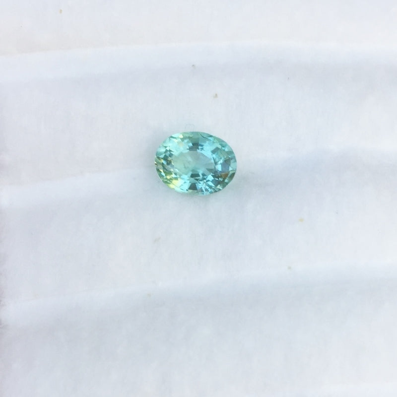 Bright! Aqua Blue Color Tourmaline 1.06 ct Afghanistan