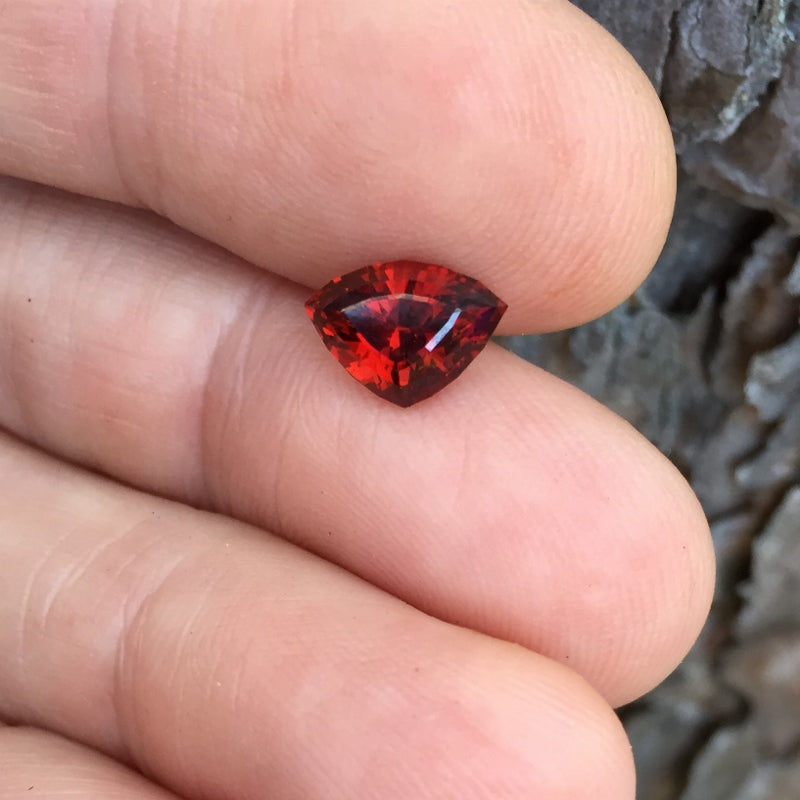 Natural Spessartite Garnet — 2.97 ct, Nigeria, Shield Cut