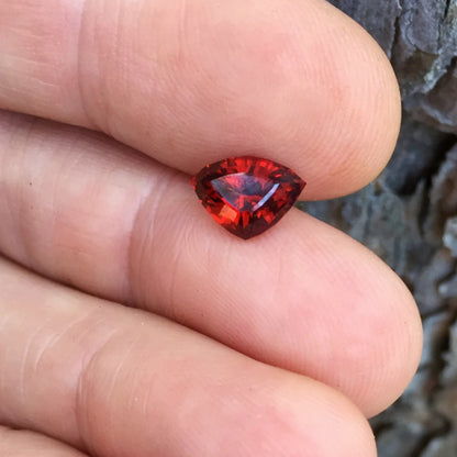 Natural Spessartite Garnet — 2.97 ct, Nigeria, Shield Cut