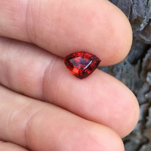 Natural Spessartite Garnet — 2.97 ct, Nigeria, Shield Cut