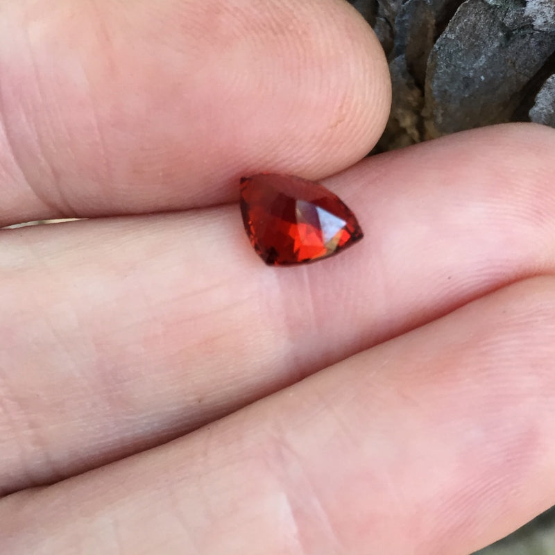 Natural Spessartite Garnet — 2.97 ct, Nigeria, Shield Cut
