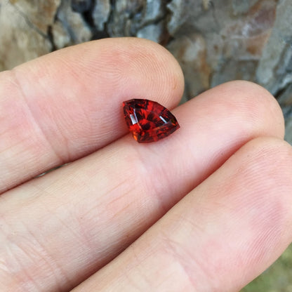 Natural Spessartite Garnet — 2.97 ct, Nigeria, Shield Cut