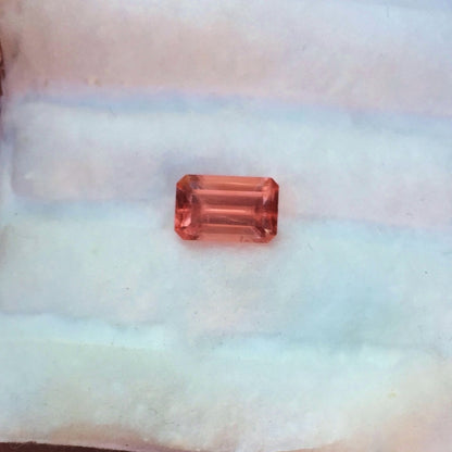 Natural Rhodochrosite — 2.01 ct, Peru, Emerald Cut (GL)
