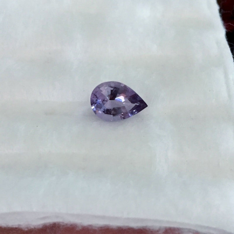 Natural Scapolite — 1.29 ct, Tanzania, Pear Cut (GL)